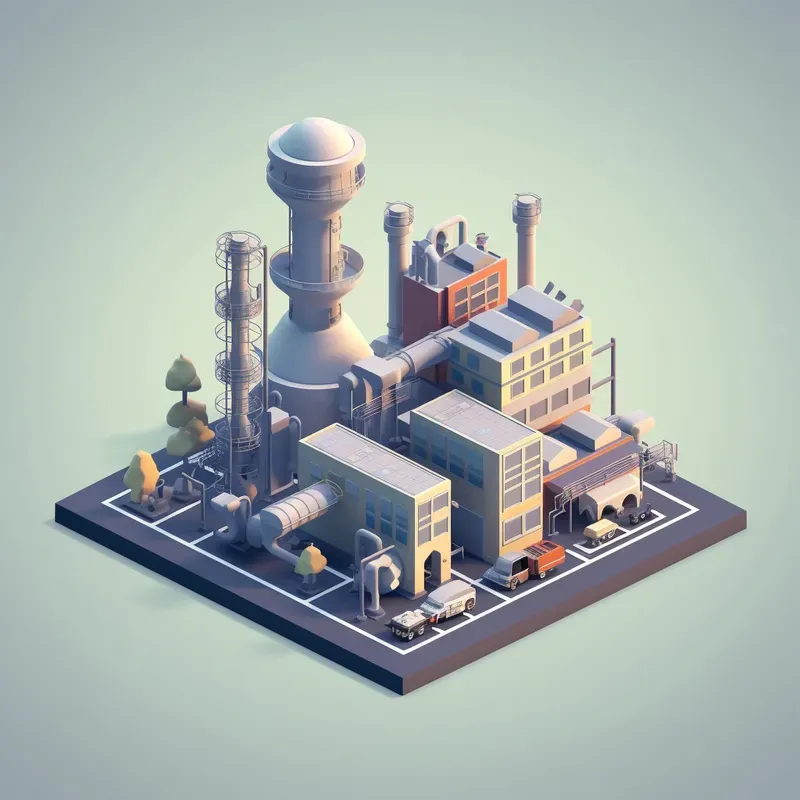3D Isometric Game Assets