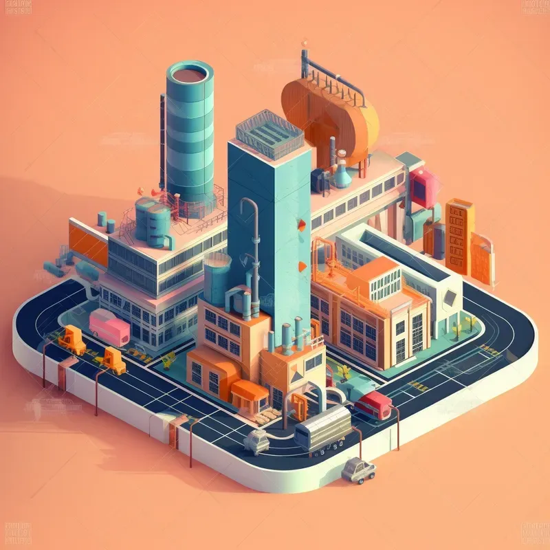 3D Isometric Game Assets