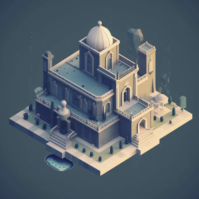 3D Isometric Game Assets