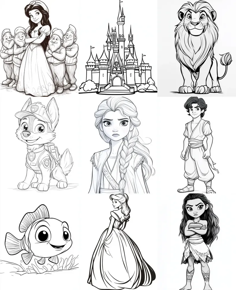 Disney Coloring Pages
