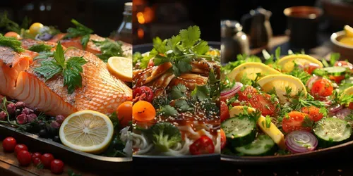 Realistic Food Photographs generated by midjourney