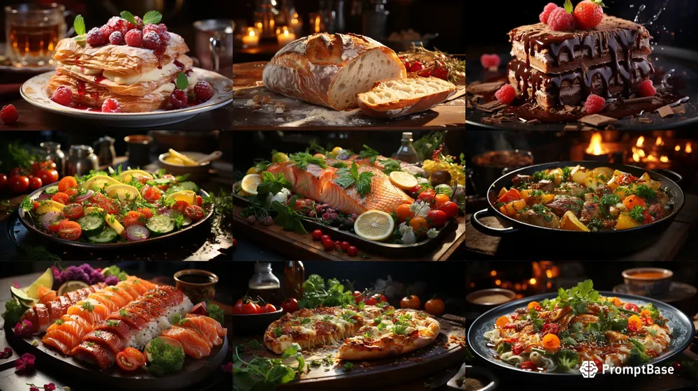 Realistic Food Photographs