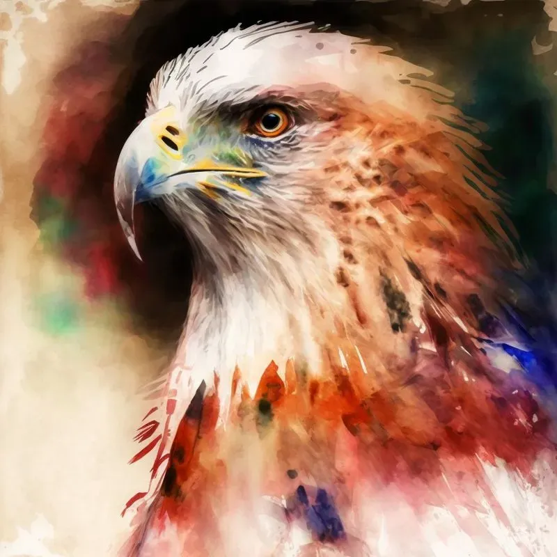 Watercolour Abstract Wildlife