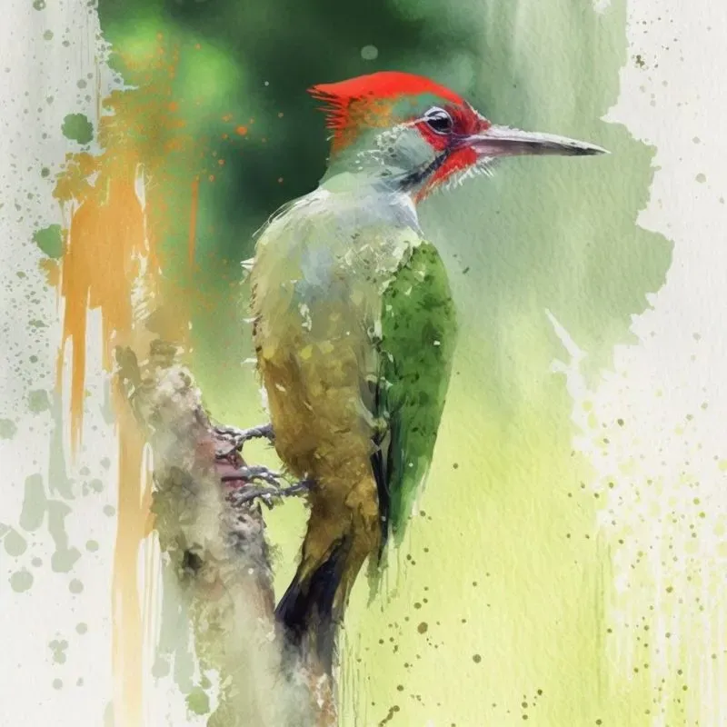 Watercolour Abstract Wildlife