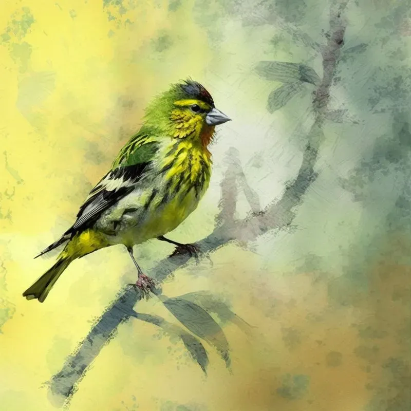 Watercolour Abstract Wildlife