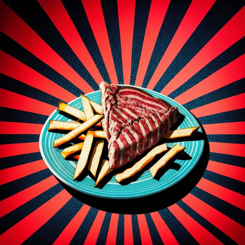 Pop Art Style - Fast Food Takeaways