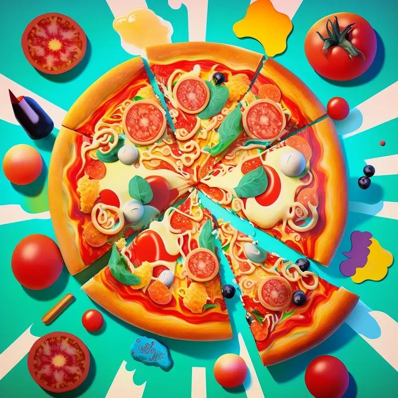 Pop Art Style - Fast Food Takeaways