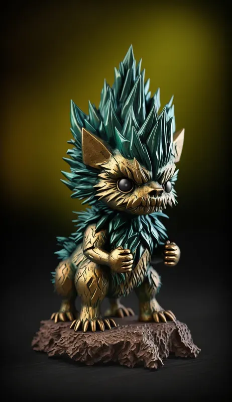 Metallic Statues