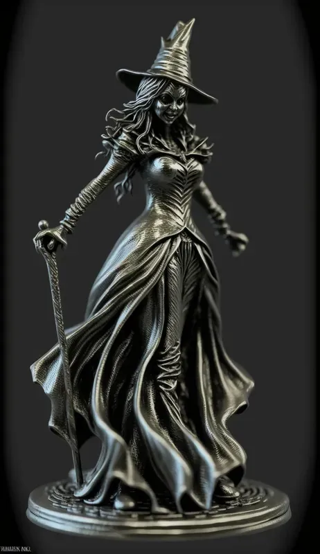 Metallic Statues