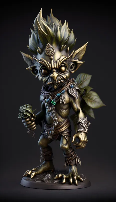 Metallic Statues