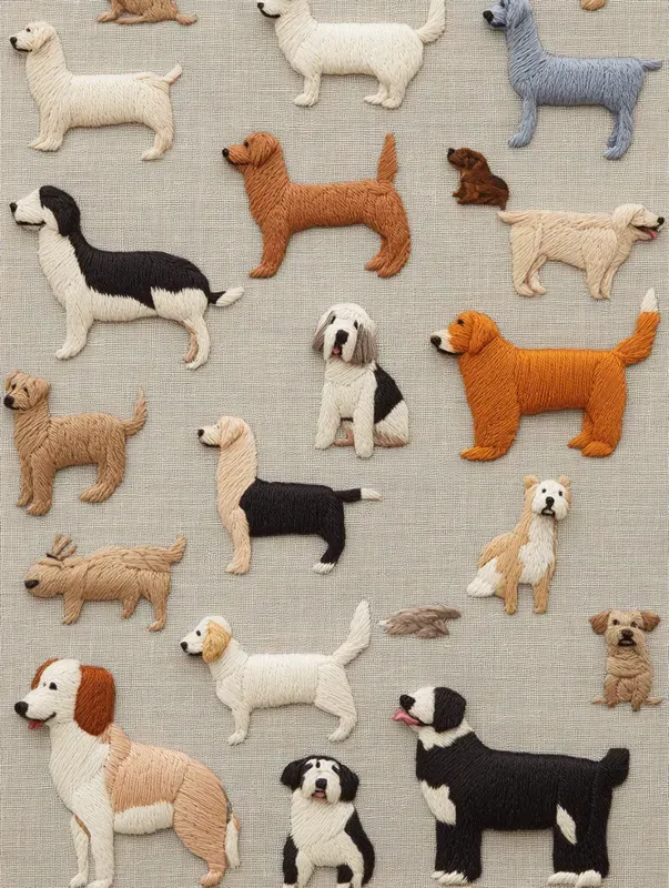 Charming Embroidery Motifs For Crafting