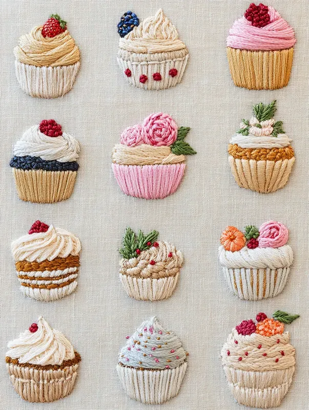 Charming Embroidery Motifs For Crafting