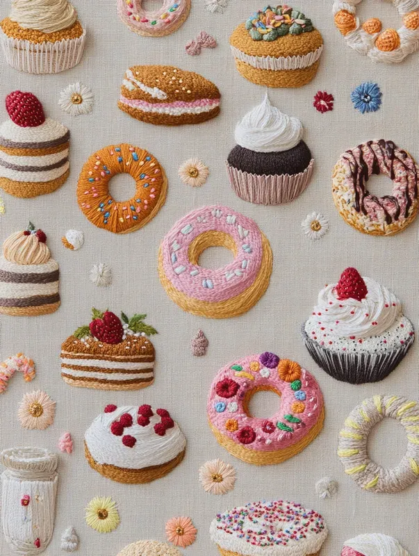 Charming Embroidery Motifs For Crafting