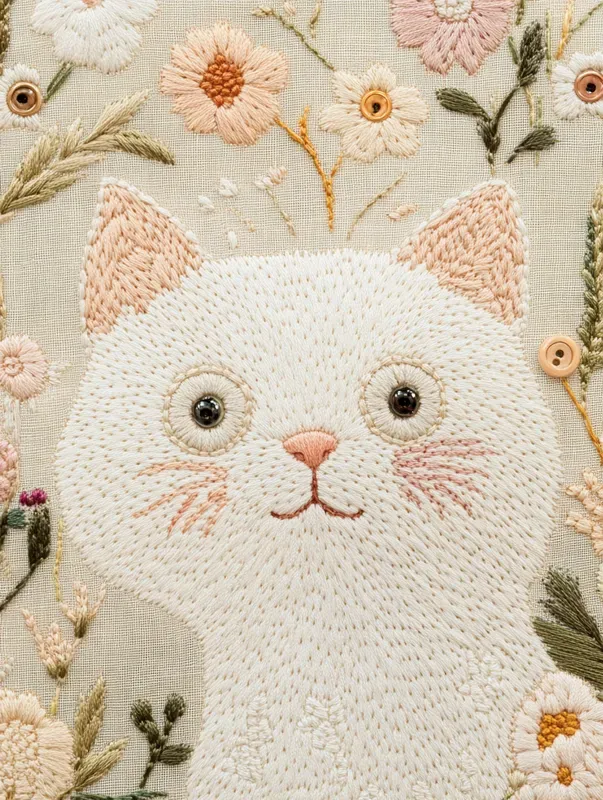 Charming Embroidery Motifs For Crafting