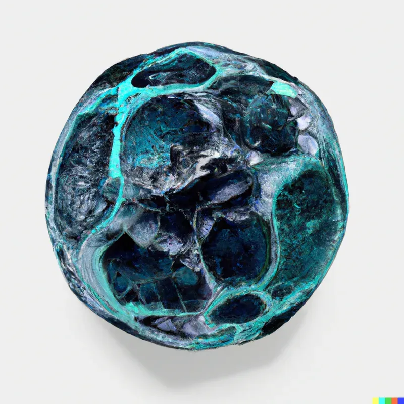 Geometric Fractal Gemstone Spheres
