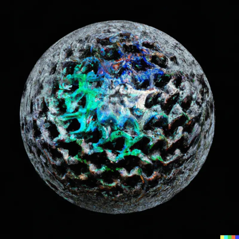 Geometric Fractal Gemstone Spheres