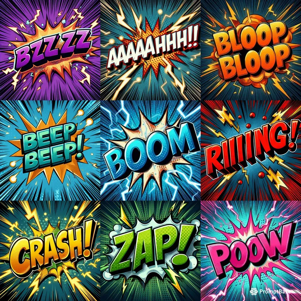 Comic Onomatopoeias