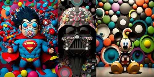 3D Japanese Pop Art generated by midjourney