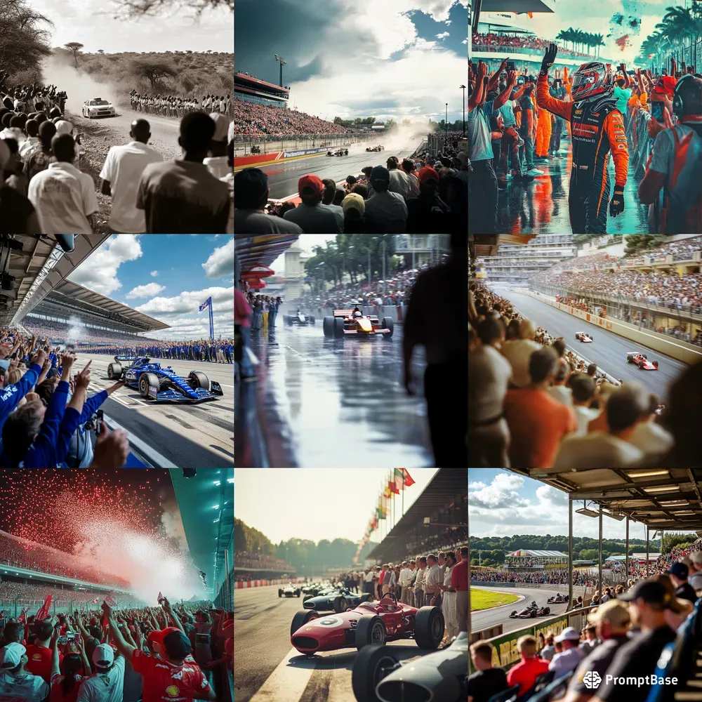Racing Thrill Spectators Perspectives