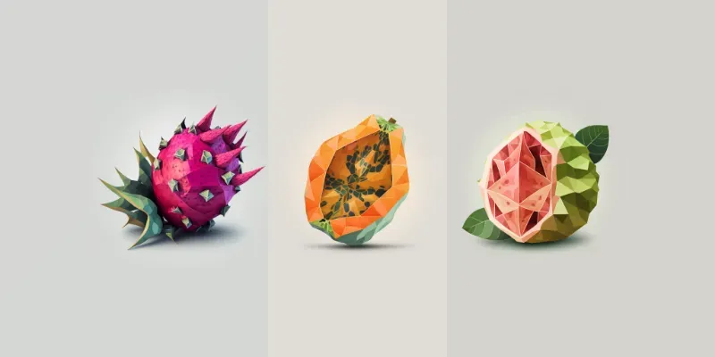 Stylised Fruits generated by undefined