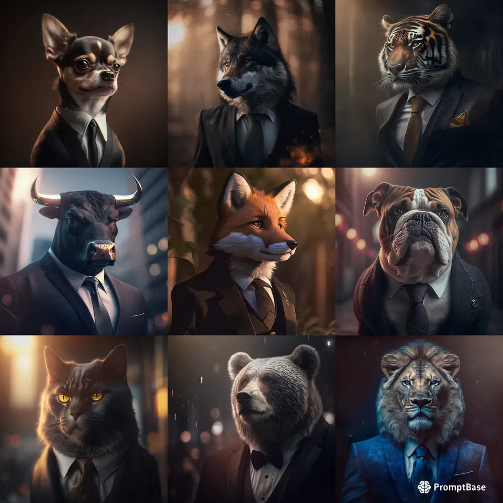 Wild Animals In Business Suits