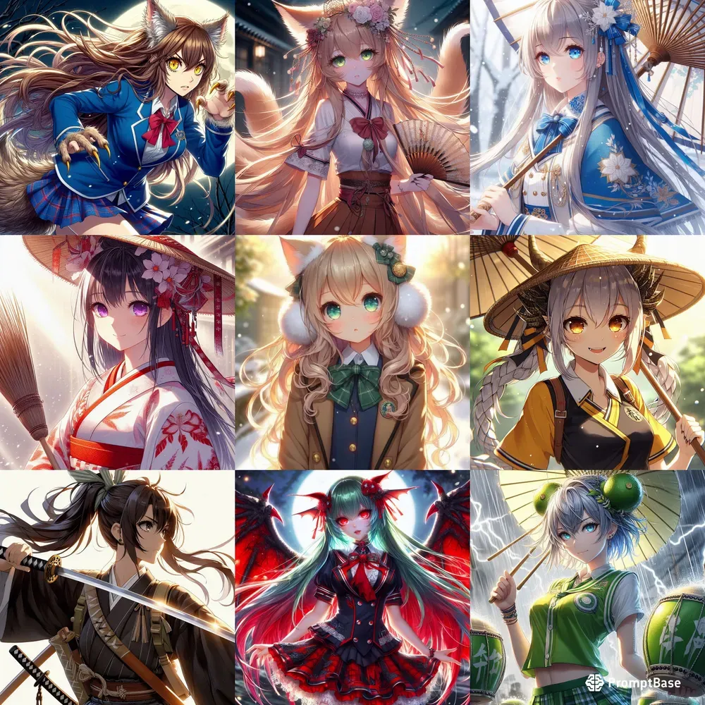 Manga Mysterious School Girls