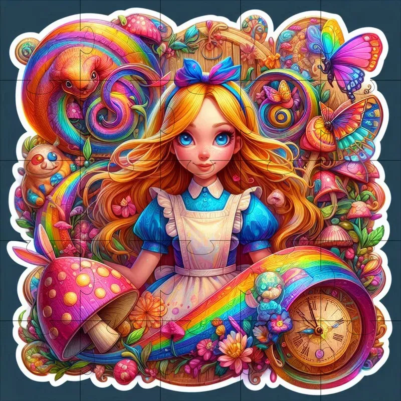 Alice In Wonderland Stickers