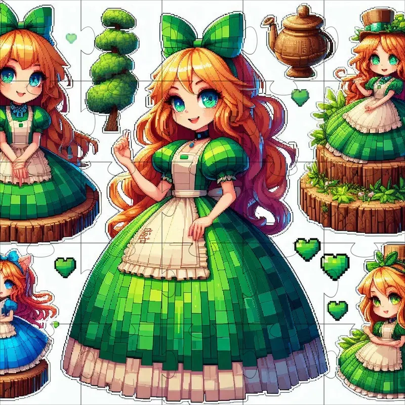 Alice In Wonderland Stickers