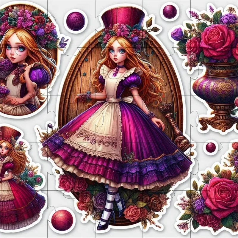 Alice In Wonderland Stickers