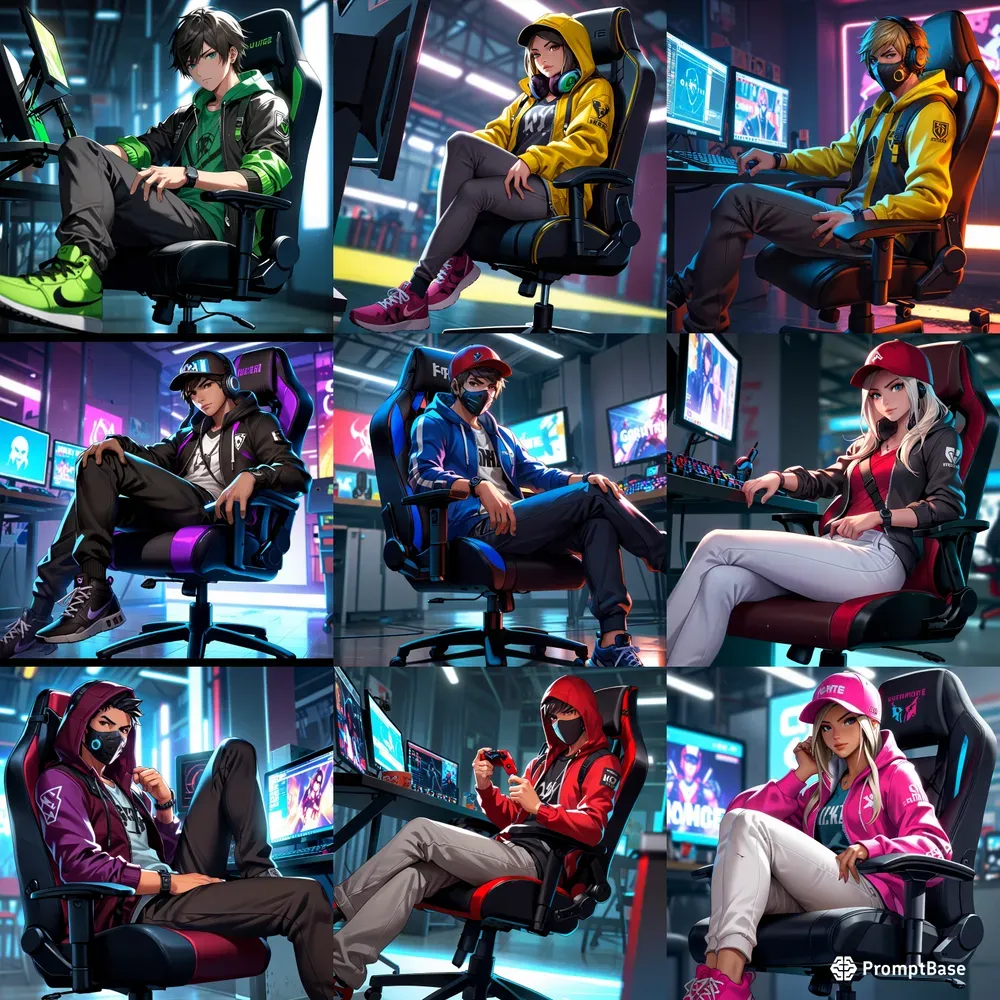 Perfect Gaming Boy Characters