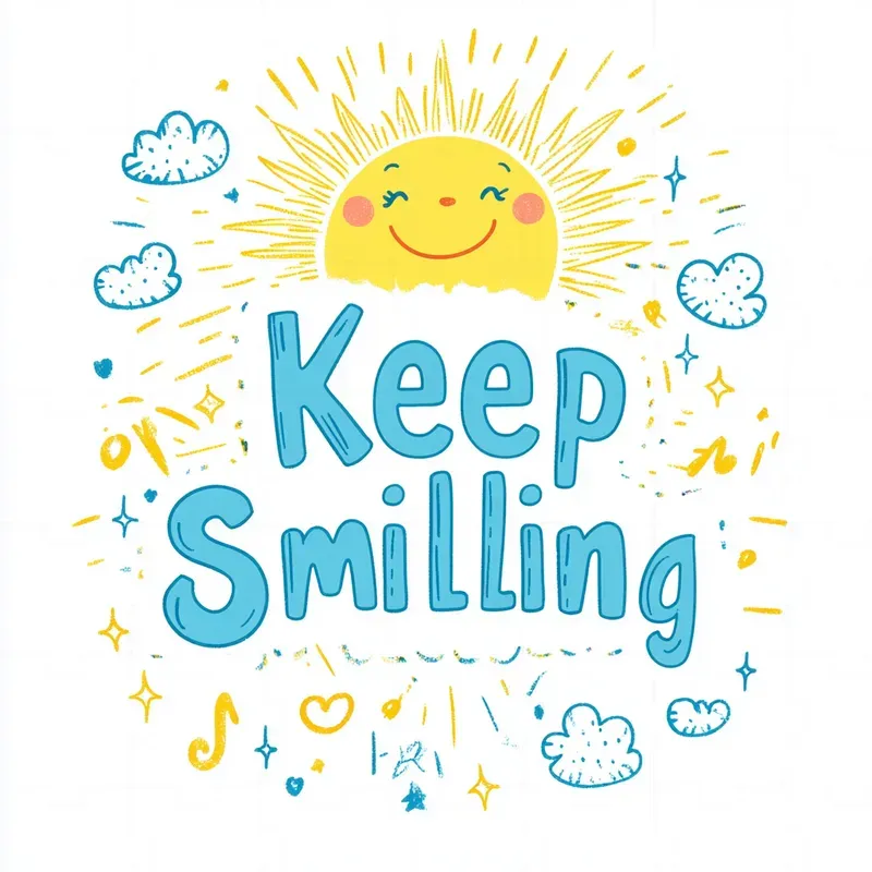 Cheerful Kawaii Typographies