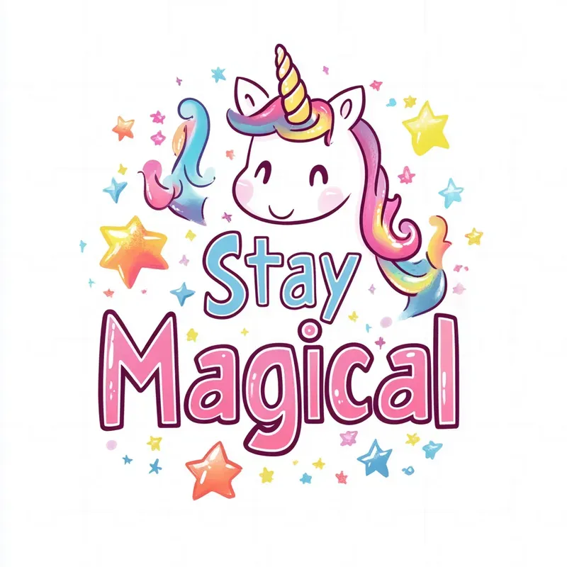 Cheerful Kawaii Typographies