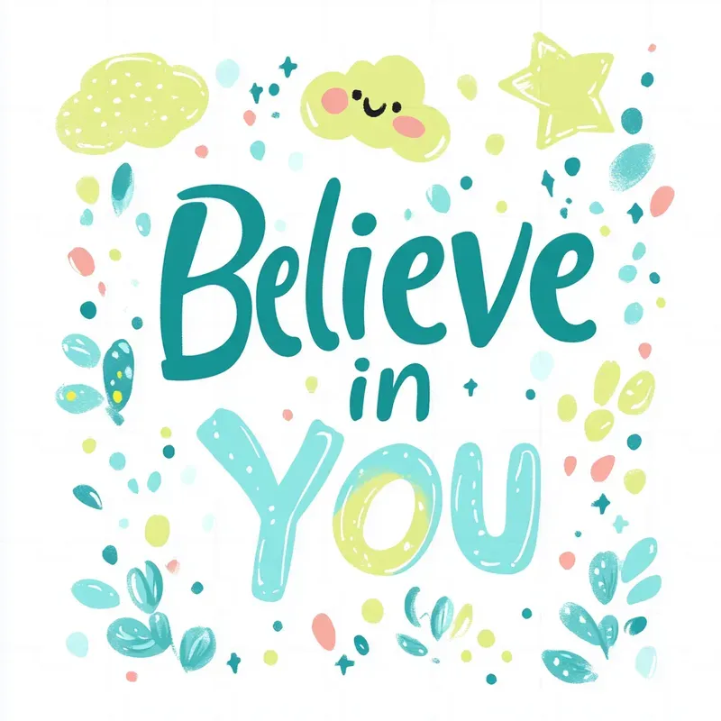 Cheerful Kawaii Typographies