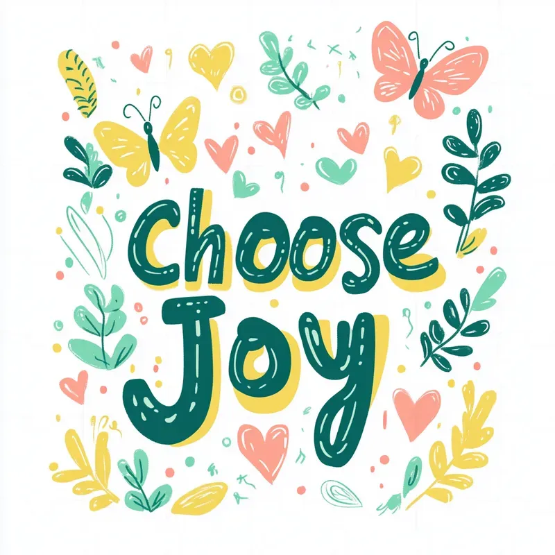 Cheerful Kawaii Typographies