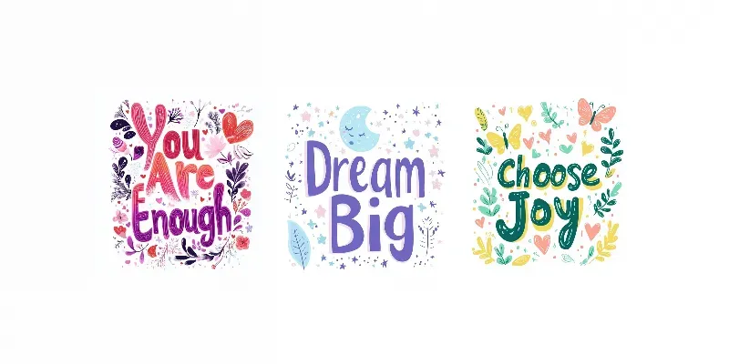 Cheerful Kawaii Typographies generated by undefined