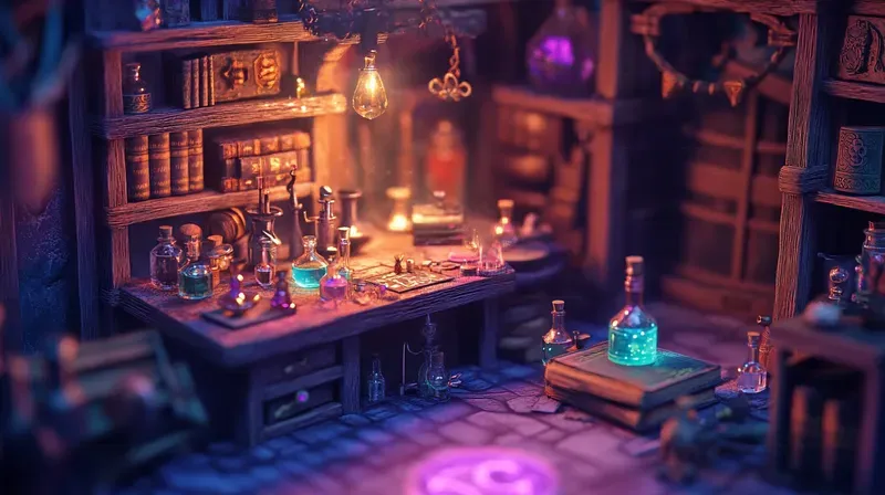 Whimsical Tiny Town Interiors