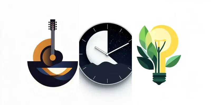 Surreal Fusion Minimalist Icons generated by undefined