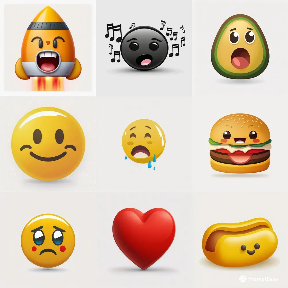 2D Vibrating Emojis