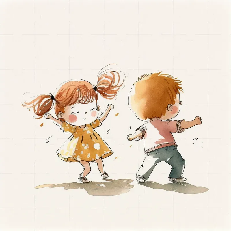 Kids Watercolor Illustrations