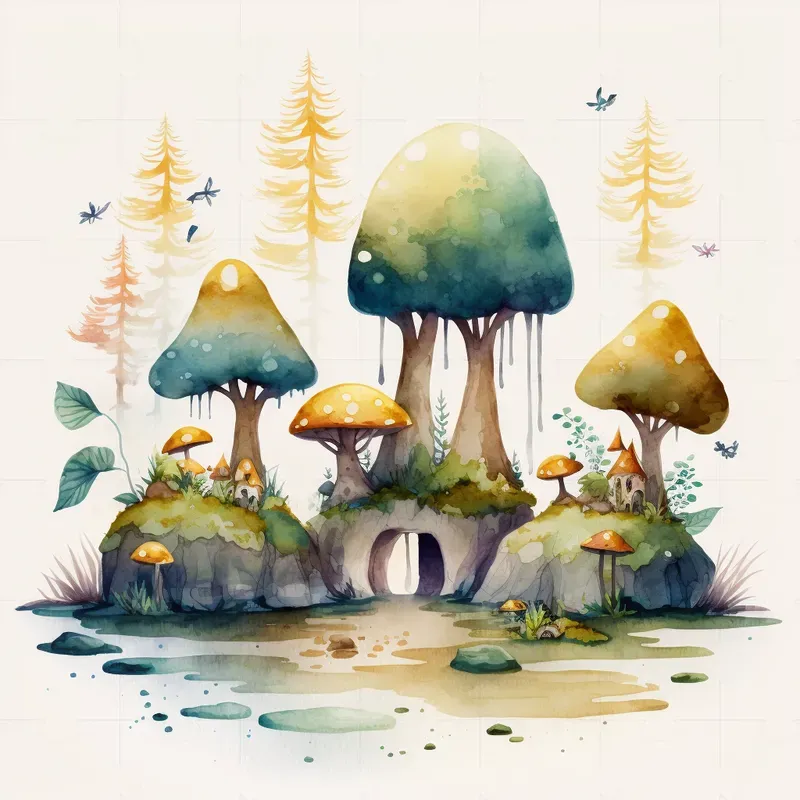 Kids Watercolor Illustrations