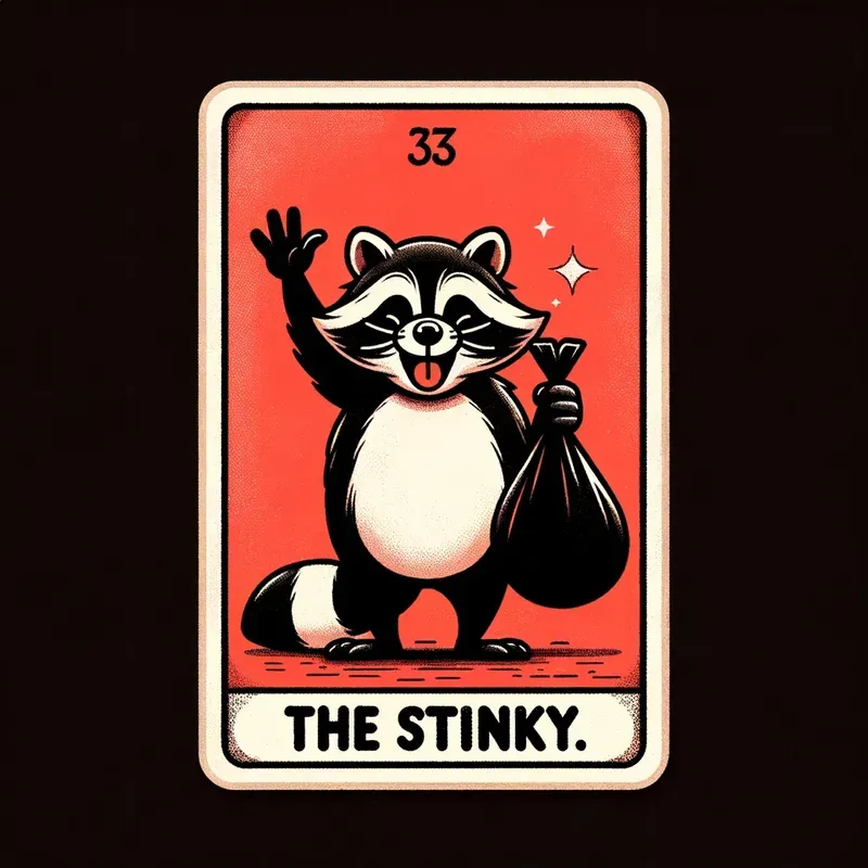 Cartoon Vintage Tarot Cards With Text