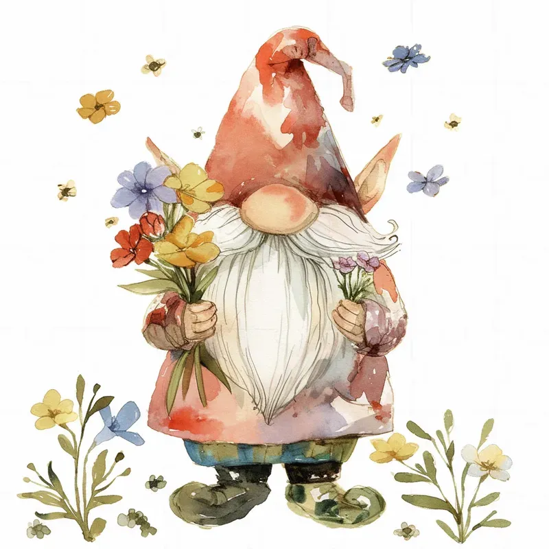Cute Watercolor Easter Clip Art