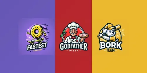 Custom Modern Mascot Logos generated by dalle