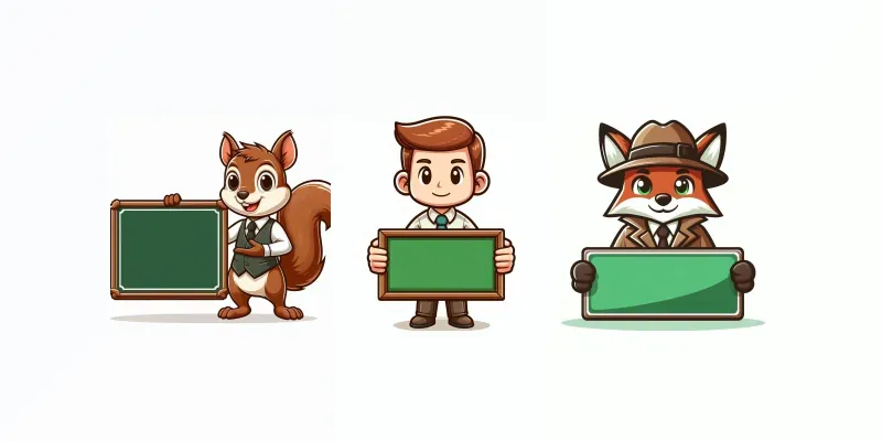 Cartoon Labels With Blank Signs For Kids generated by undefined