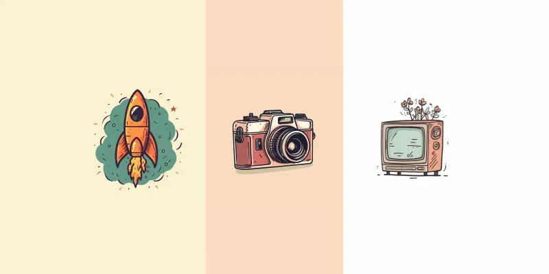 Handdrawn Style Things From Normal Days generated by undefined