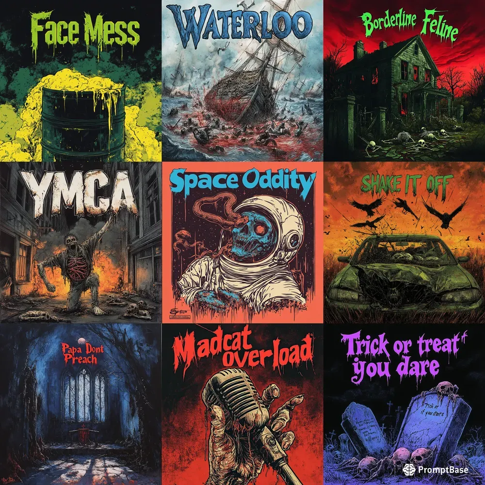 Album Covers Death Metal Illustrated