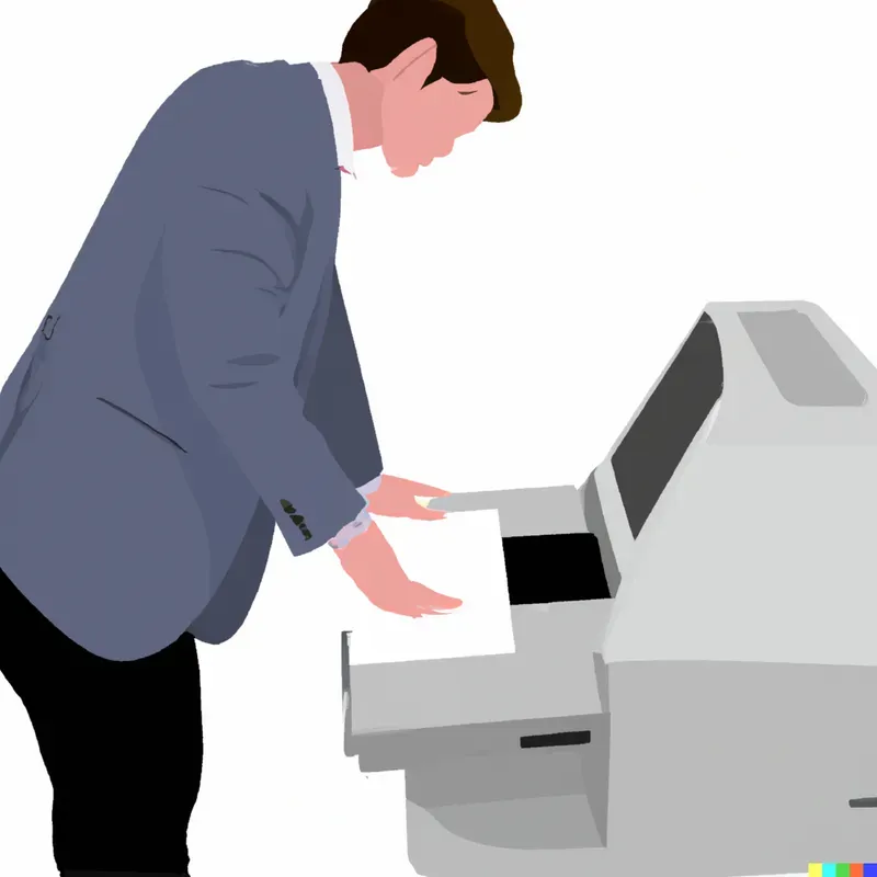 Business Professionals Doing Office Tasks