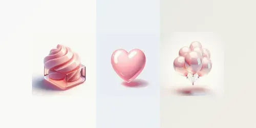 Cute Happy Birthday Commercial Icons generated by dalle