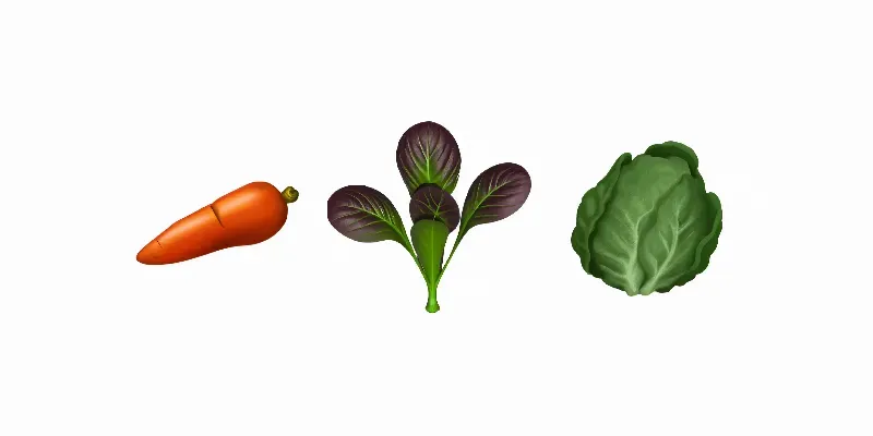 Video Game Vegetable Icons generated by undefined
