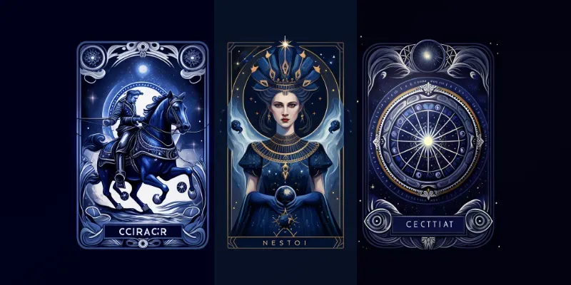 Cosmic Tarot Cards Designs generated by undefined